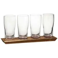 Ladelle 4er Set Bier Tasting-Set Tempa Harvey 430 ml in transparent | Gr.: onesize