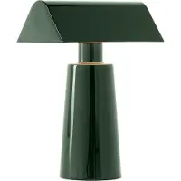 &tradition Caret MF1 Akku-Tischleuchte, waldgrün, IP44 - &TRADITION &Tradition, Caret MF1, dimmbar, Grün, für Wohnzimmer, Metall, Design