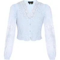 Faina Bluse Frauen hellblau