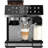 Cecotec Espressomaschine Barista Power Espresso 20 Barista Grind & Latte. 1350W, 20 bar, Kegelmahlwerk, 2.6L Wassertank