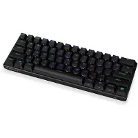 Endorfy Thock Compact, Verkabelt & Kabellos, USB + RF Wireless + Bluetooth, Mechanischer Switch, QWERTY, RGB-LED, Schwarz