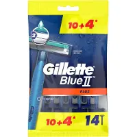 Gillette Blue Ii Plus Einwegrasierer für Männer 14 Stück