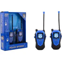 Johntoy Walkie-Talkie-Set Polizei zweiteilige 80 mtr