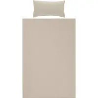 Erwin Müller Seersucker Bettwäsche Rosenheim in taupe | Gr.: 135x220 cm (40x80 cm)
