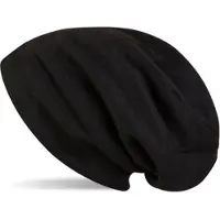 StyleBREAKER Feinstrick Beanie Mütze in Schwarz | Gr.: onesize