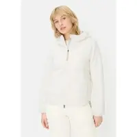 Camel active Polar-Fleecejacke mit fester Kapuze in Milchweiß | Gr.: 42