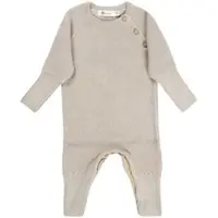 Sterntaler Safari Strickoverall mit Mitwachsbündchen, beige, 80