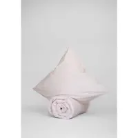 Mela London Perkal Bettwäsche Set Style MAJULI Stripes in rose - naturweiss gestreift | Gr.: 240x220 (2x 80x80 cm)