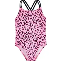 Playshoes UV-Schutz Badeanzug Leo-Print in pink | Gr.: 98/104
