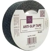 Idea-Home Antirutsch-Klebeband 10m x 50mm, Innen- und Außenbereich, schwarz