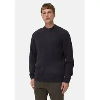 Camel active Strickjacke aus reiner Lammwolle in Navyblau | Gr.: XL