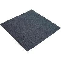 vidaXL Teppichfliese Blaugrau 50 x 50 cm 4 pcs PP und Bitumen