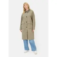 Camel active Mantel mit Cordkragen in Salbei | Gr.: 36