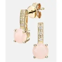Diamant L'Eternel Ohrhänger aus 375 Gelbgold mit Diamant mit Opal | Gr.: onesize