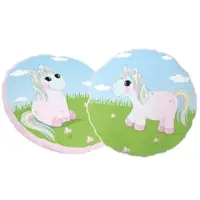 Ticaa kindermobel Kinder Rundkissen-Set "Einhorn Rainbow" in Mehrfarbig | Gr.: onesize