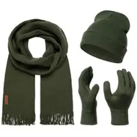 Rock Creek Schal Mütze Handschuhe Set Winterset