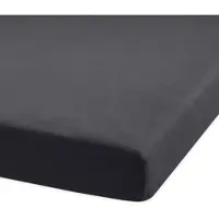 BETTWARENSHOP Jersey-Elasthan Spannbettlaken Multi-Stretch 240x240 cm | anthrazit - grau