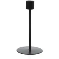 MARELIDA Stabkerzenhalter Kerzenständer für Tafelkerzen H: 14cm in schwarz | Gr.: onesize