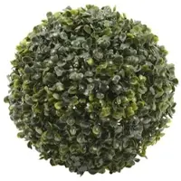 MARELIDA Künstliche Buchsbaumkugel Kunstpflanze Buxus D: 36cm in grün | Gr.: onesize
