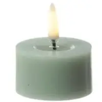 Uyuni LED Mini Kerze/Teelicht Thea Timer bis 400 Std. H: 2,8cm in grün | Gr.: onesize