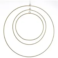MARELIDA Dekoringe Metallringe für DIY/zum Basteln 50/40/30cm in gold | Gr.: onesize