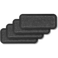 Astra Fußmatte Außen BORDER STAR 4ER SET 4 in Grau | Gr.: 25 x 55 cm