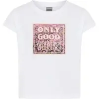 Kidsworld T-Shirt "ONLY GOOD VIBES - Druck" Kurzarm, gerade Passform, mit peppigen Statements und Sprüchen