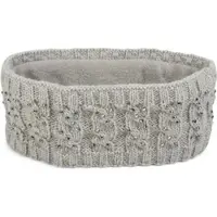 StyleBREAKER Strick Stirnband in Hellgrau | Gr.: onesize