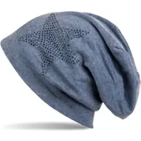 StyleBREAKER Beanie Mütze in Jeansblau-Blau | Gr.: onesize