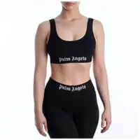 Palm Angels Sportliches Damenoberteil mit Logo PWVO010C99FAB0011001
