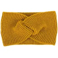 StyleBREAKER Strick Stirnband in Curry | Gr.: onesize