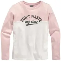 Kidsworld Langarmshirt in rosa-naturweiß | Gr.: 176/182