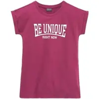 Kidsworld T-Shirt "Be unique - right now" kurzärmelig, bedruckt, Rundhalsausschnitt