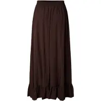 Pieces Pcjulia Hw Voluminöser Maxi Midirock | Braun | S