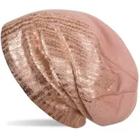 StyleBREAKER Feinstrick Beanie Mütze in Altrose / Rosegold | Gr.: onesize