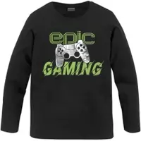 Kidsworld Langarmshirt "Folienprint: EPIC GAMING" langärmelige, mit Statement-Print, mit Folienprint