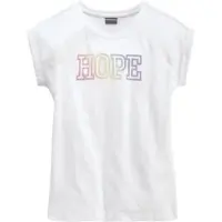 Kidsworld T-Shirt "Mit Print: HOPE" Kurzarm, bequeme Passform, mit Print, Rundhalsausschnitt