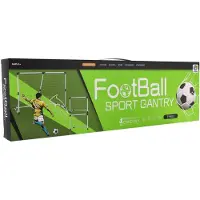 Teddies 2-in-1-Fußballtor + Kunststoffball im Karton 66 x 21 x 7 cm