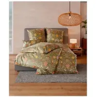 Wäschepur WITT WEIDEN Bettwäsche in oliv | Gr.: 135-x-200-plus-80-x-80-cm