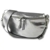 Toscanto Leder Gürteltasche Tasche silber, mehrfarbig ca. 25cm | Gr.: onesize