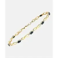 Diamant L'Eternel Armband aus 375 Gelbgold mit Diamant mit Saphir | Gr.: onesize