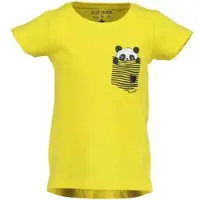 Blue Seven Mädchen kurzarm Sweatshirt mit Panda Print | Gr.: 104