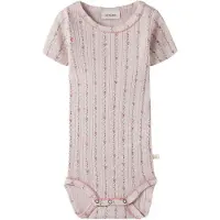 Lil´ Atelier Lil' Atelier Body k/ä - Duna - Baumwolle/Modal - Lochmuster - Nb - - 1 Jahr (80) - Body K/Ä