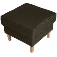 58 aufm Kessel HOCKER Karlen Bezug Flachgewebe Buche natur / sahara