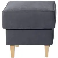58 aufm Kessel POLSTERHOCKER Karlen Velourstoff anthrazit | Gr.: onesize