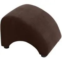 58 aufm Kessel POLSTERHOCKER Kajsa Velourstoff braun | Gr.: onesize
