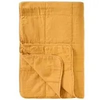 Ib Laursen Vintage Quilt unifarben in harvest yellow | Gr.: onesize