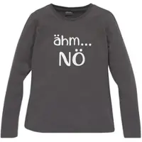 Kidsworld Langarmshirt in anthrazit-meliert | Gr.: 140/146