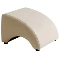 58 aufm Kessel POLSTERHOCKER Kajsa Kunstleder beige | Gr.: onesize