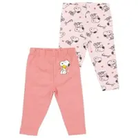 United labels 2er Pack Peanuts Snoopy Baby Leggings Hose Leggins Babyhose in rosa | Gr.: 86/92